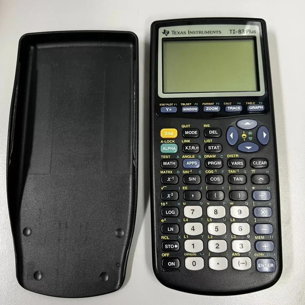 Texas Instruments TI-83 Plus Programmable Graphing Calculator Tested And Works